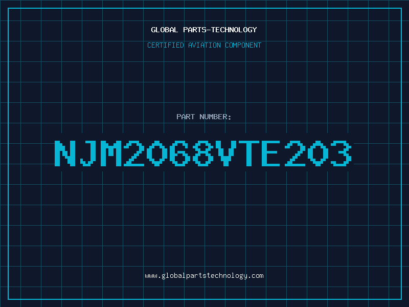 Aviation Part NJM2068VTE203