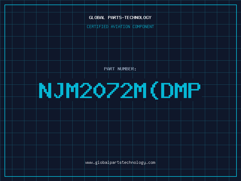 Aviation Part NJM2072MDMP