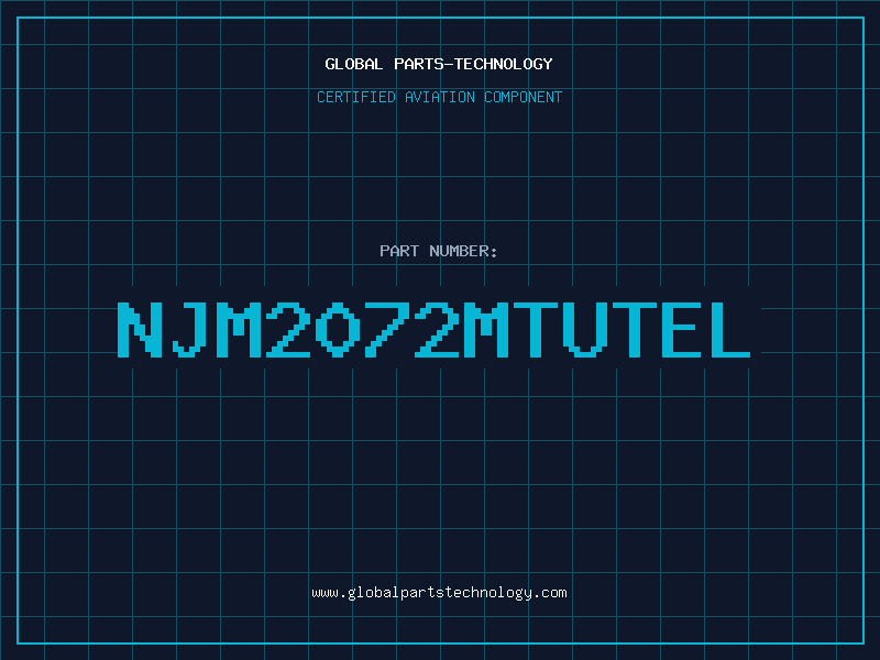 Aviation Part NJM2072MTUTEL