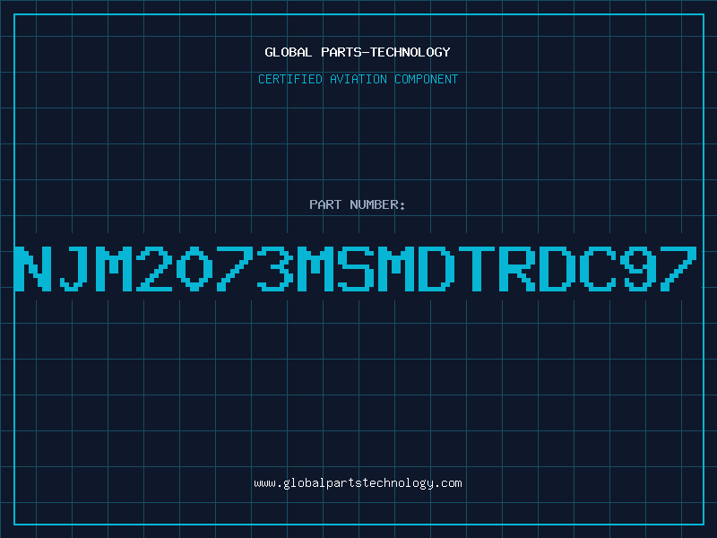 Aviation Part NJM2073MSMDTRDC97