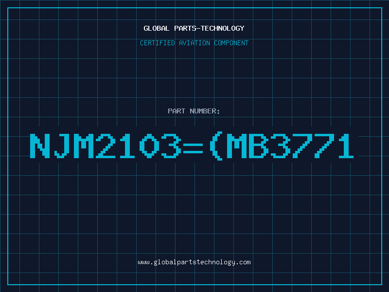 Aviation Part NJM2103=(MB3771