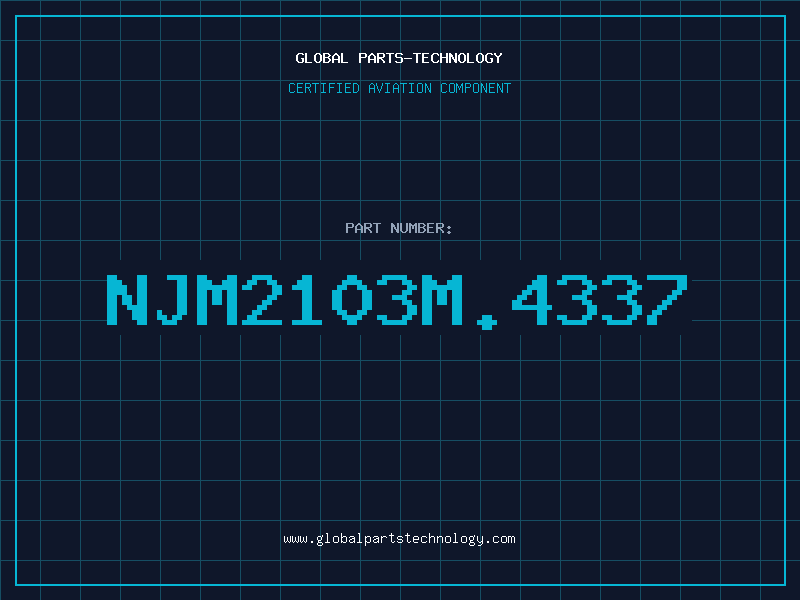 Aviation Part NJM2103M.4337