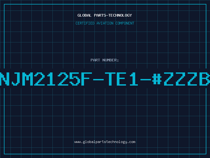Aviation Part NJM2125F-TE1-#ZZZB