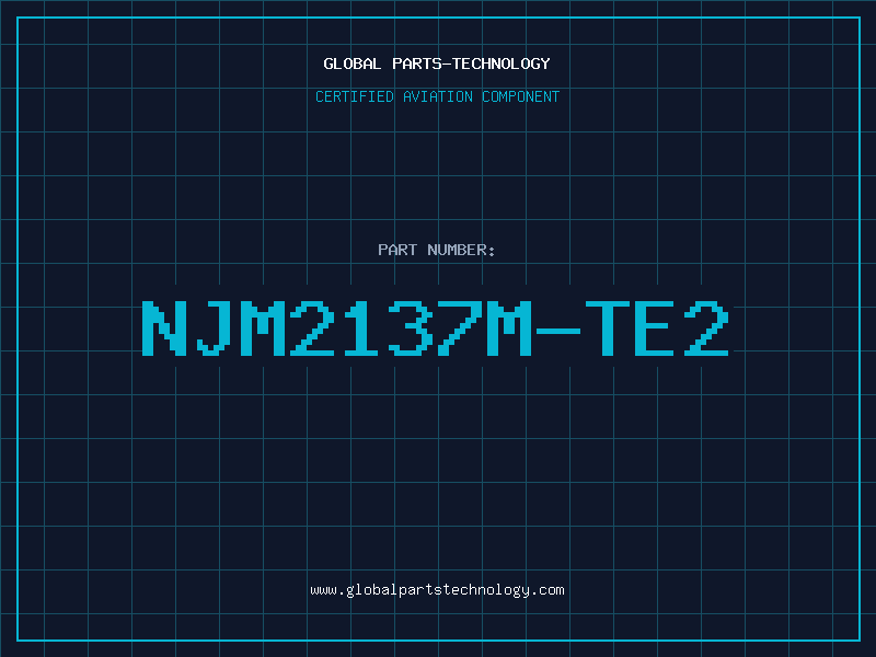 Aviation Part NJM2137M-TE2