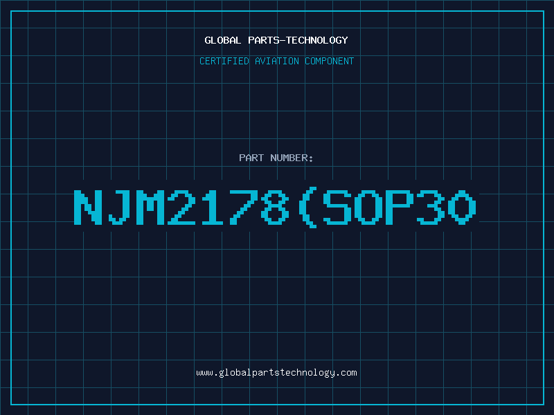 Aviation Part NJM2178(SOP30