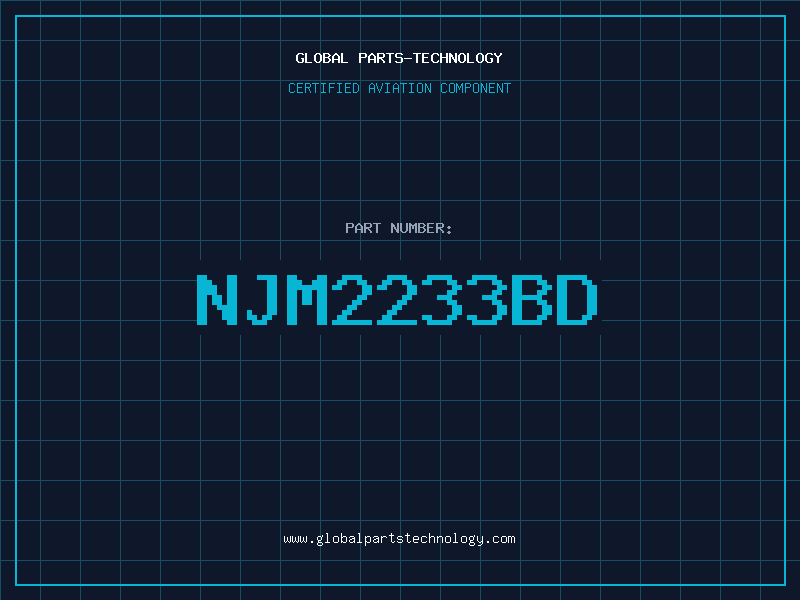 Aviation Part NJM2233BD