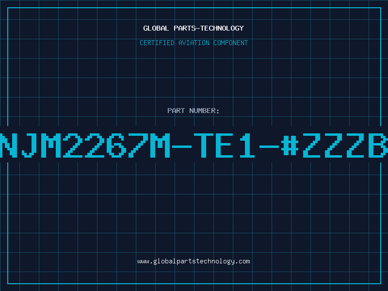 Aviation Part NJM2267M-TE1-#ZZZB