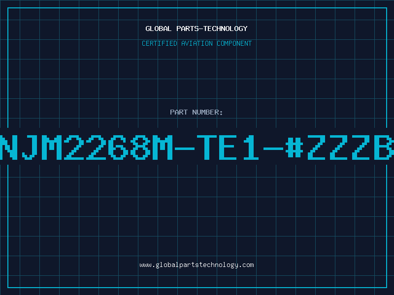 Aviation Part NJM2268M-TE1-#ZZZB