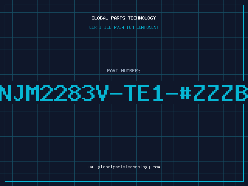 Aviation Part NJM2283V-TE1-#ZZZB