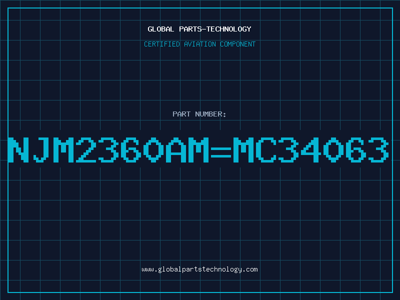Aviation Part NJM2360AMMC34063