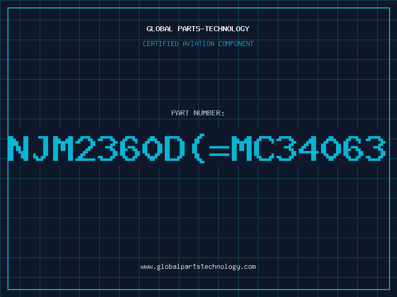 Aviation Part NJM2360DMC34063