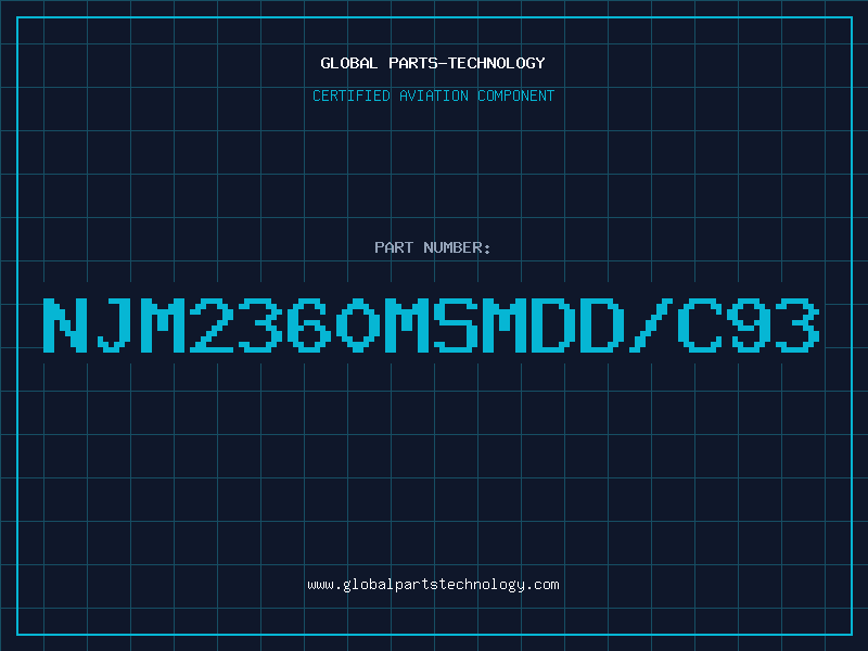 Aviation Part NJM2360MSMDD/C93
