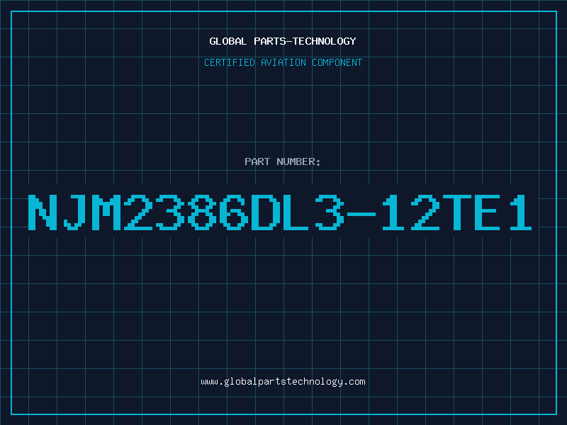 Aviation Part NJM2386DL3-12TE1
