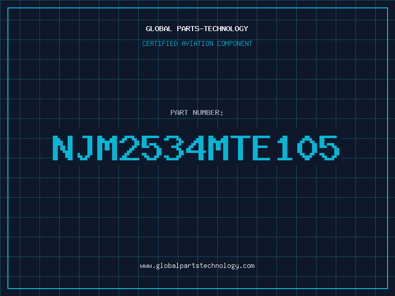 Aviation Part NJM2534MTE105