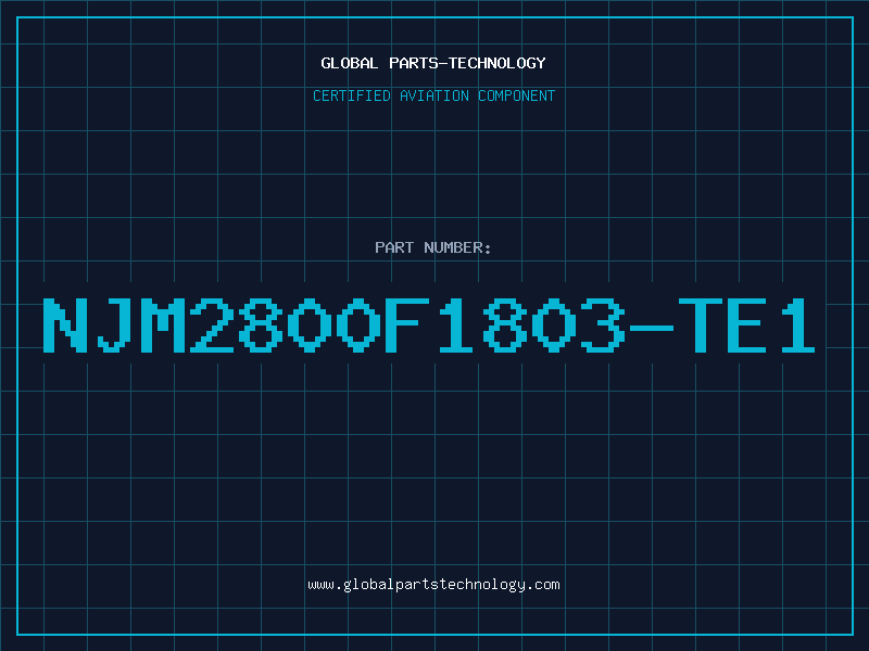 Aviation Part NJM2800F1803-TE1
