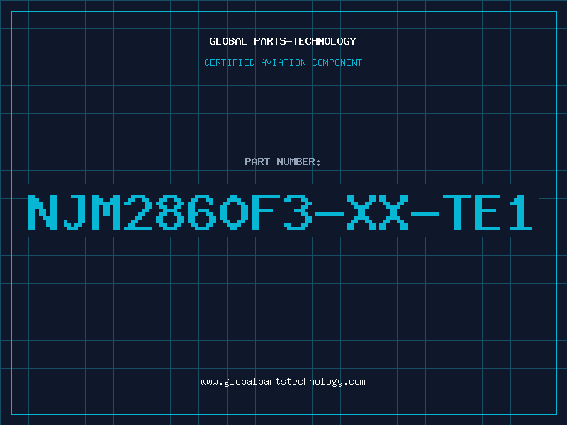 Aviation Part NJM2860F3-XX-TE1