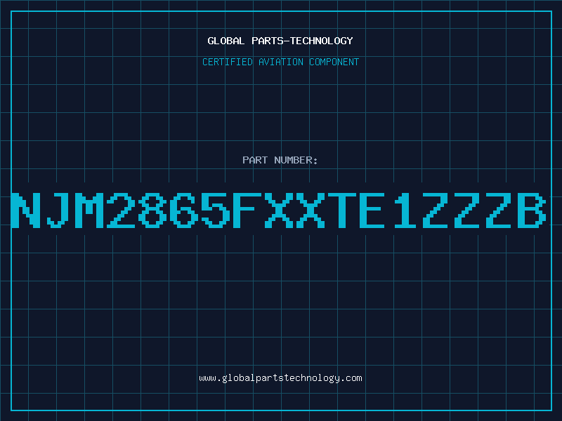 Aviation Part NJM2865FXXTE1ZZZB
