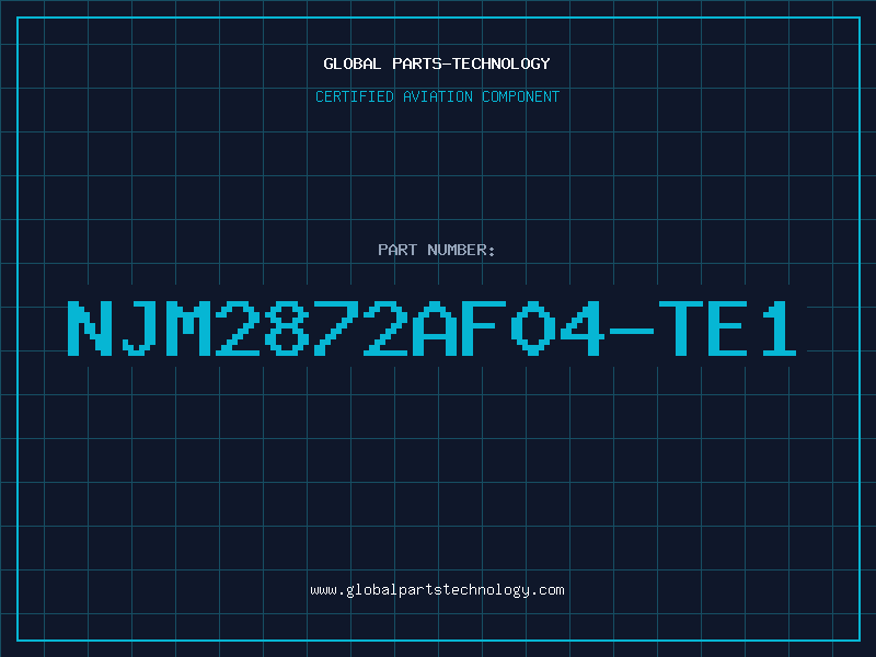 Aviation Part NJM2872AF04-TE1