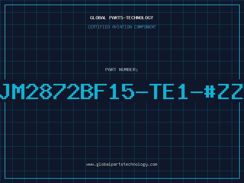 Aviation Part NJM2872BF15-TE1-#ZZZ