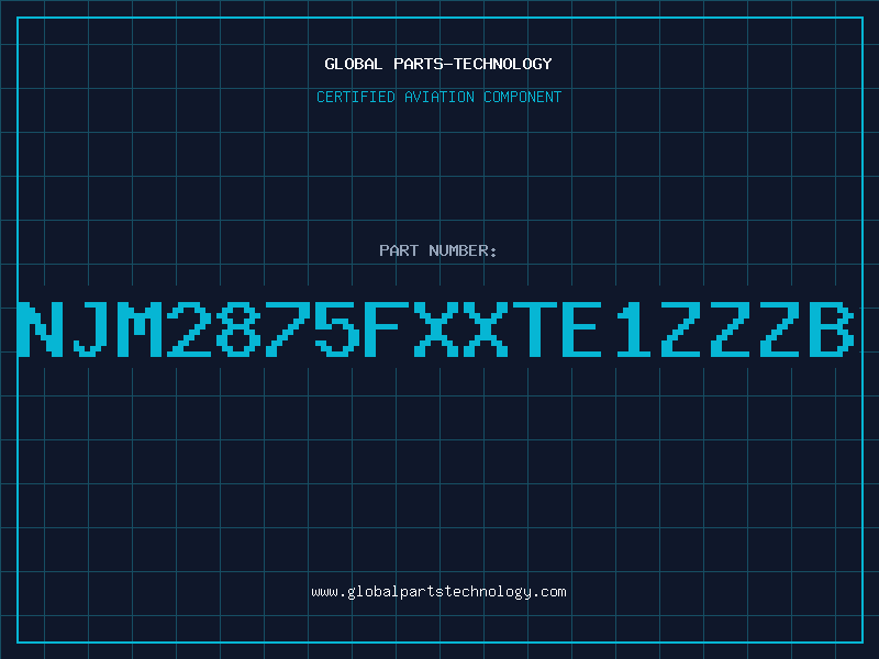 Aviation Part NJM2875FXXTE1ZZZB
