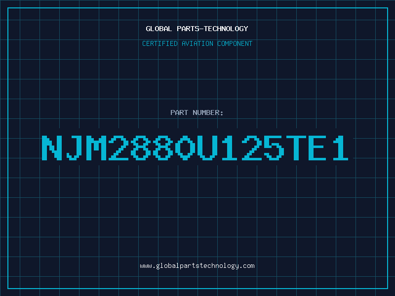Aviation Part NJM2880U125TE1
