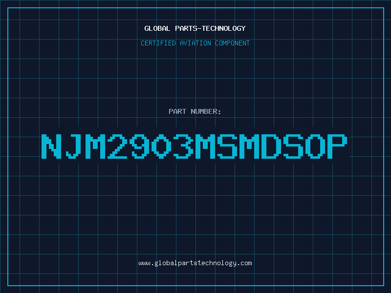 Aviation Part NJM2903MSMDSOP