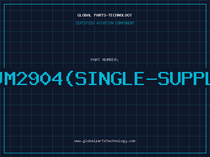 Aviation Part NJM2904(Single-Supply