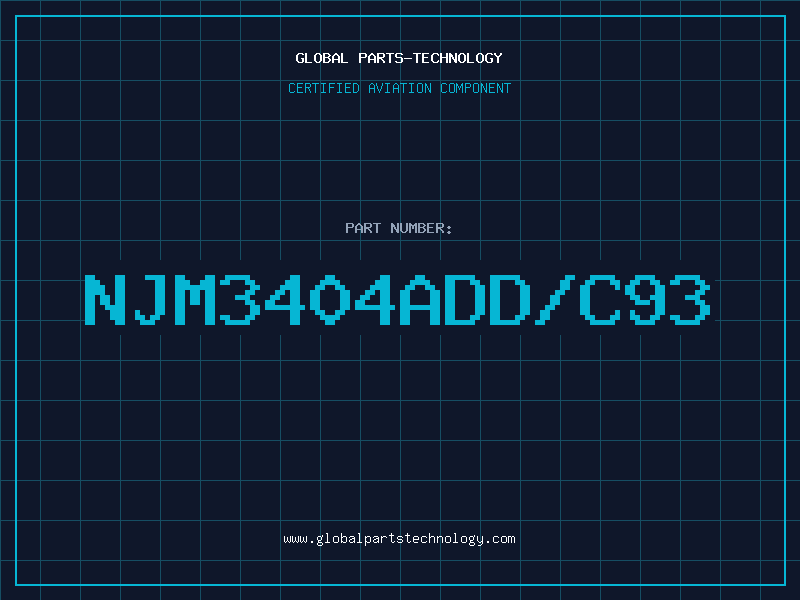 Aviation Part NJM3404ADD/C93