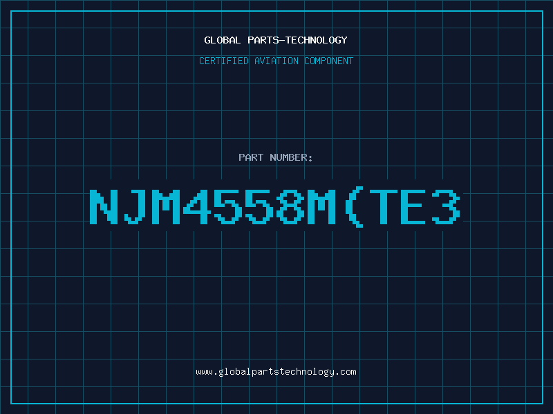 Aviation Part NJM4558M(TE3