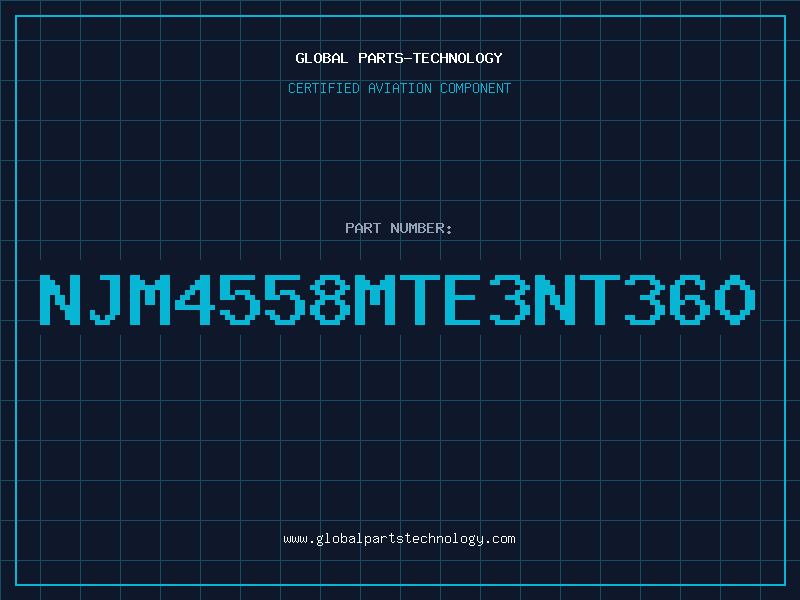 Aviation Part NJM4558MTE3NT360