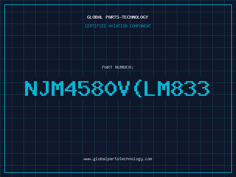 Aviation Part NJM4580V(LM833