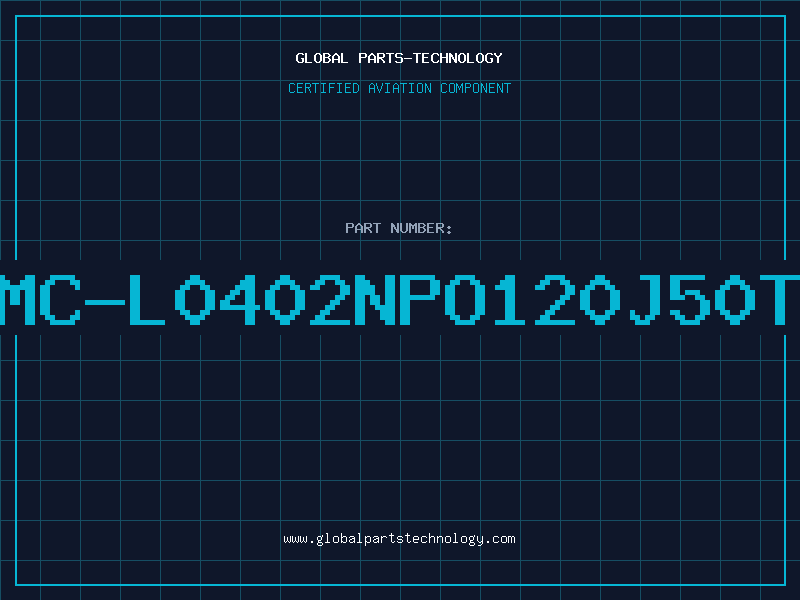Aviation Part NMC-L0402NPO120J50TR