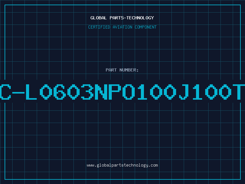 Aviation Part NMC-L0603NPO100J100TRP