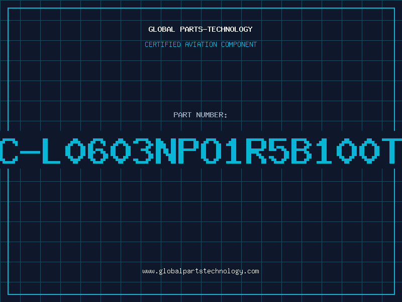 Aviation Part NMC-L0603NPO1R5B100TRP
