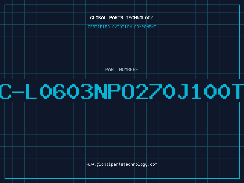 Aviation Part NMC-L0603NPO270J100TRP