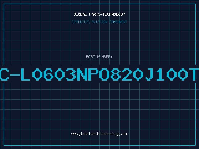 Aviation Part NMC-L0603NPO820J100TRP