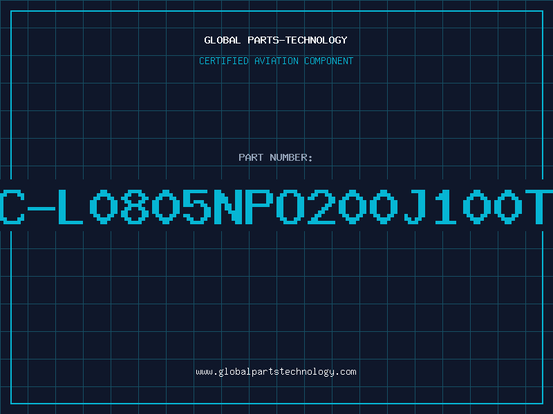 Aviation Part NMC-L0805NPO200J100TRP