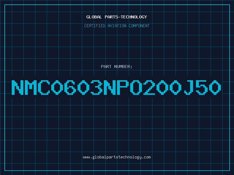 Aviation Part NMC0603NPO200J50