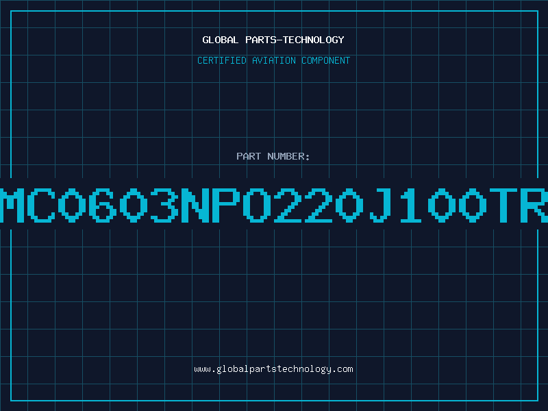 Aviation Part NMC0603NPO220J100TRP
