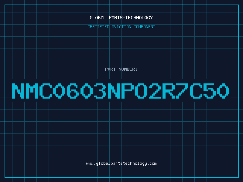Aviation Part NMC0603NPO2R7C50