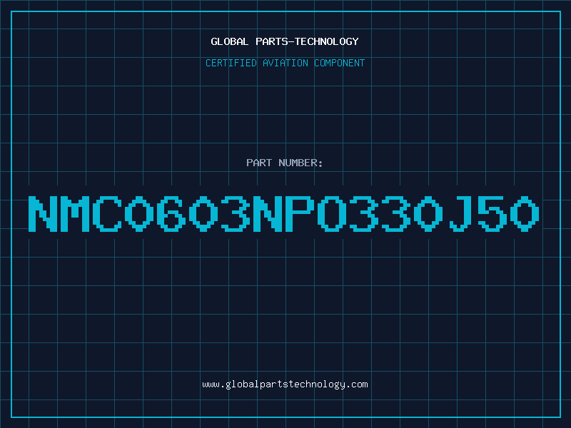 Aviation Part NMC0603NPO330J50