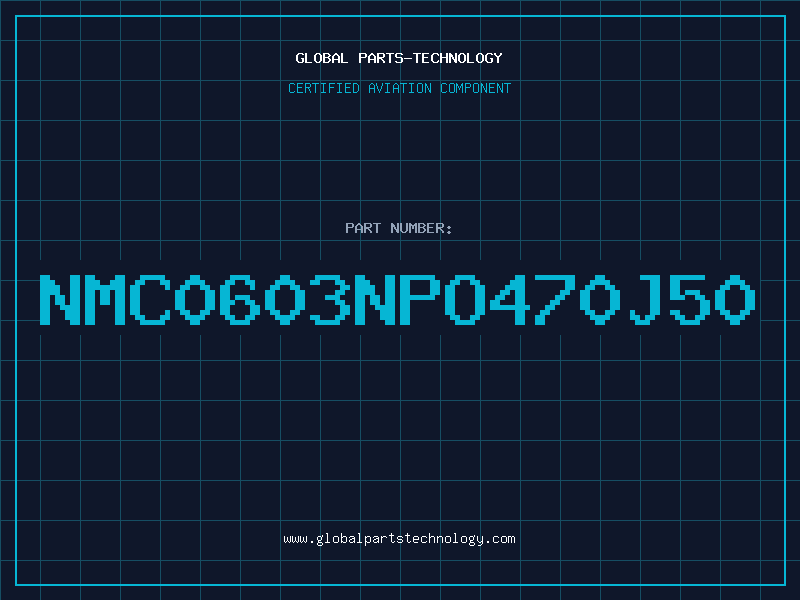 Aviation Part NMC0603NPO470J50