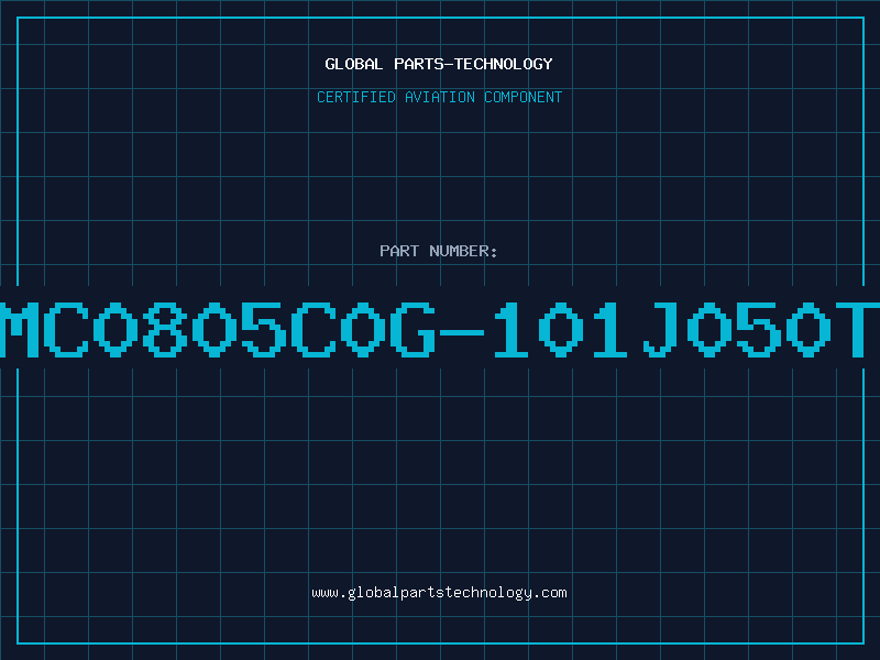 Aviation Part NMC0805C0G-101J050TR