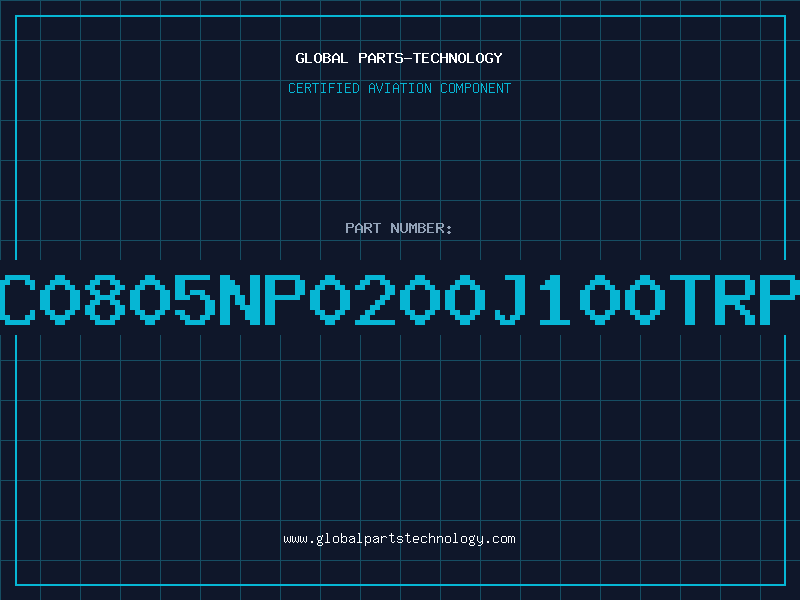 Aviation Part NMC0805NP0200J100TRPLP