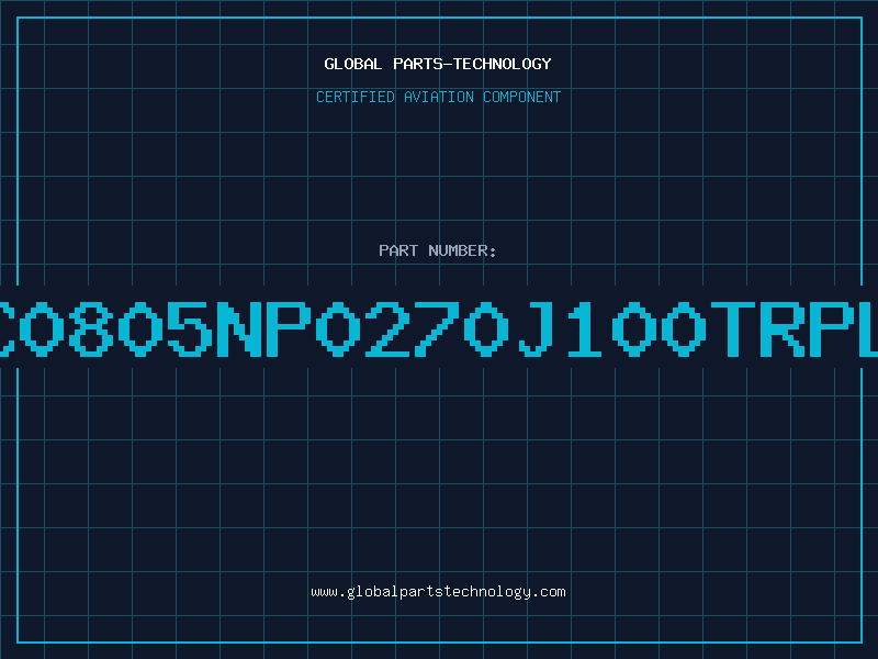Aviation Part NMC0805NP0270J100TRPLMP