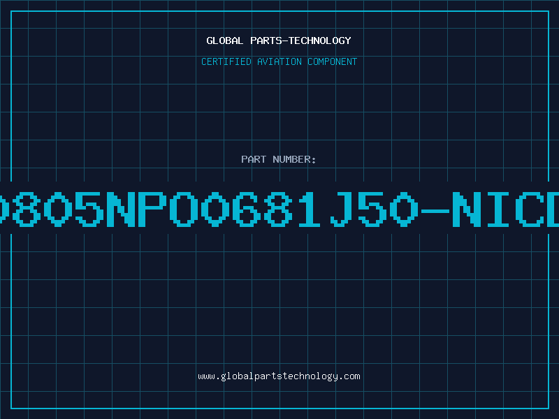 Aviation Part NMC0805NPO0681J50-NICDC90