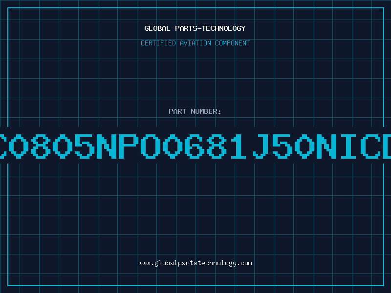 Aviation Part NMC0805NPO0681J50NICDC9