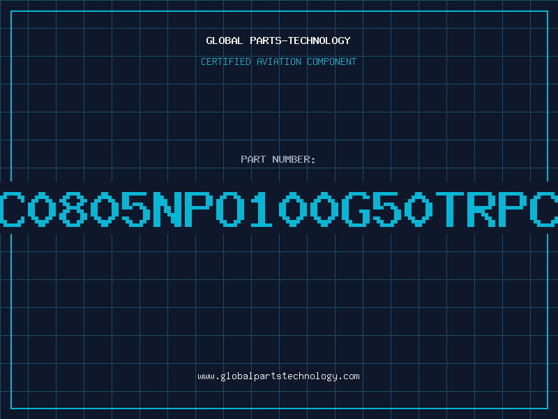 Aviation Part NMC0805NPO100G50TRPCIS