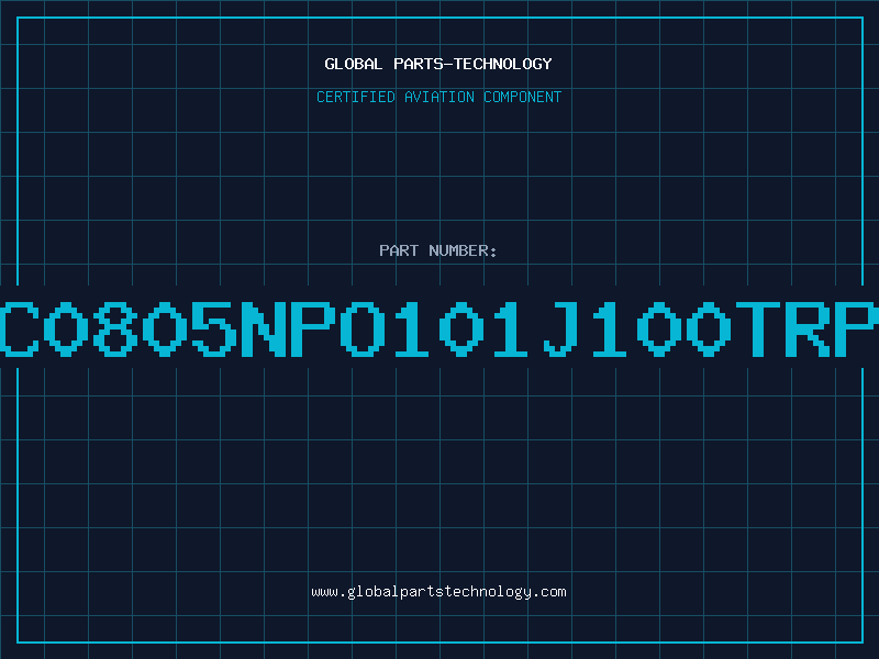 Aviation Part NMC0805NPO101J100TRPLP