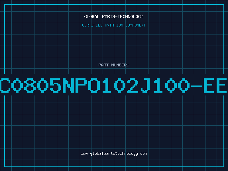 Aviation Part NMC0805NPO102J100-EEGP